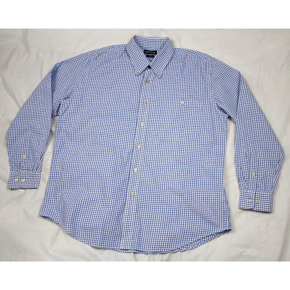 Orvis Trim Fit Mens Long Sleeve Button Down Shirt Size XL - Picture 3 of 8